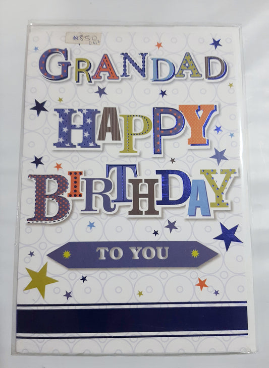 GRANDAD BIRTHDAY CARD