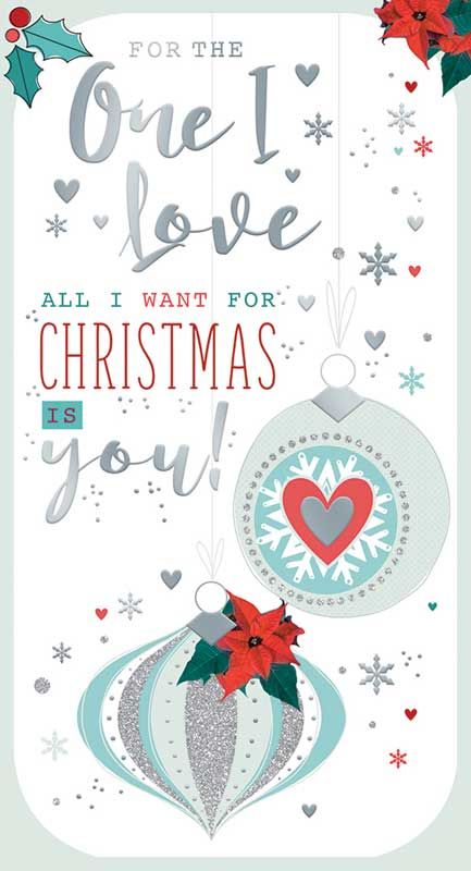 THE ONE I LOVE CHRISTMAS CARD