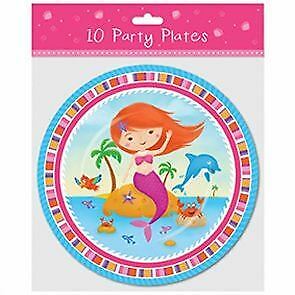 9 inch mermaid party plate