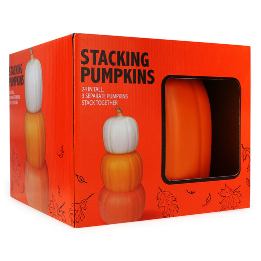 3PC STACKED PUMPKINS