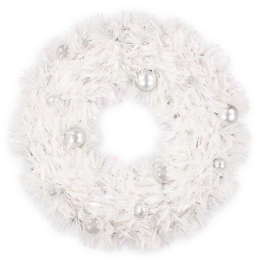 White Chrstmas Wreath