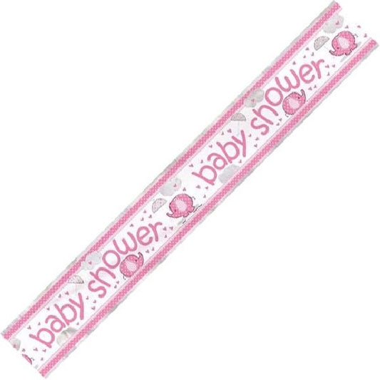 Baby Shower Pink Banner