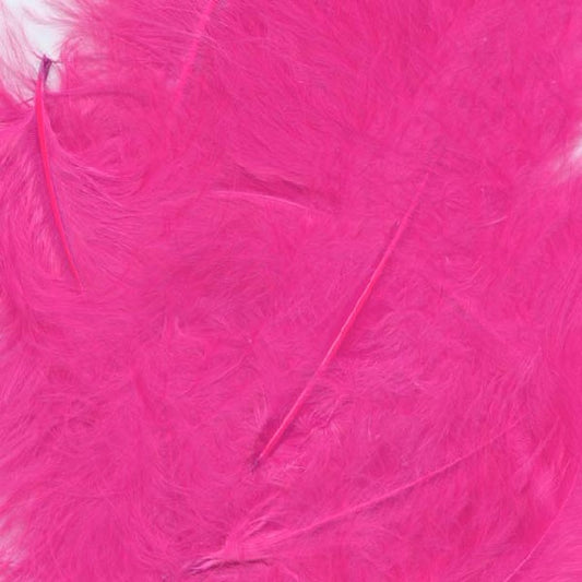 FUSCHIA PINK Feathers