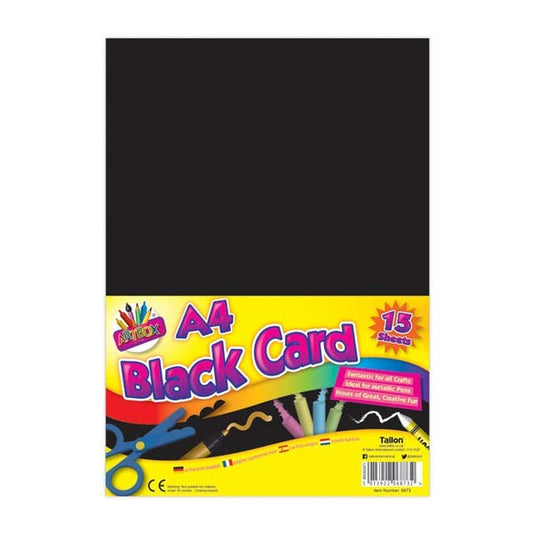BLACK ACTIVITY CARDS A4