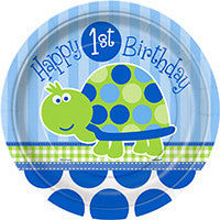 1st b/Day Turtle 7" Plates