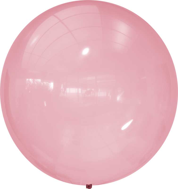 24 IN CORAL DECO BUBBLE BALLOONS