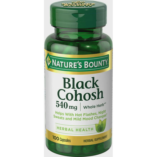Nature's Bounty Black Cohosh Capsules