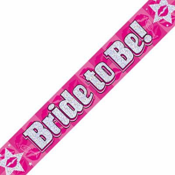 BRIDE TO BE FOIL BANNER