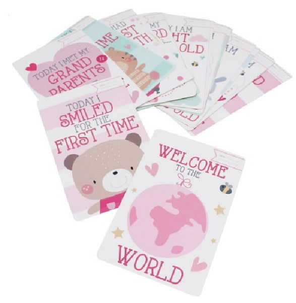BABY GIRL MOMENTS CARD
