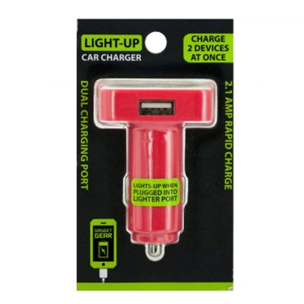 LIGHT UP CAR CHARGER