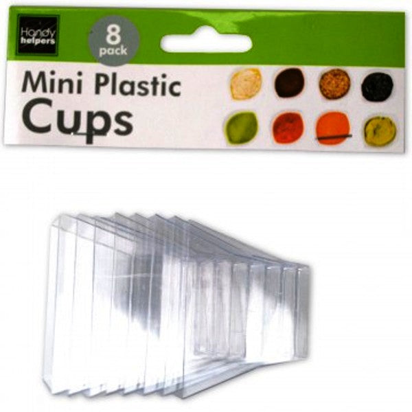 Clear mini Plastic Bowl/Cup Set