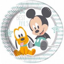 Infant Mickey Paper Plates