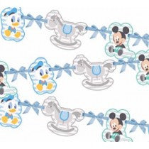 Infant Mickey Silhouette Banner