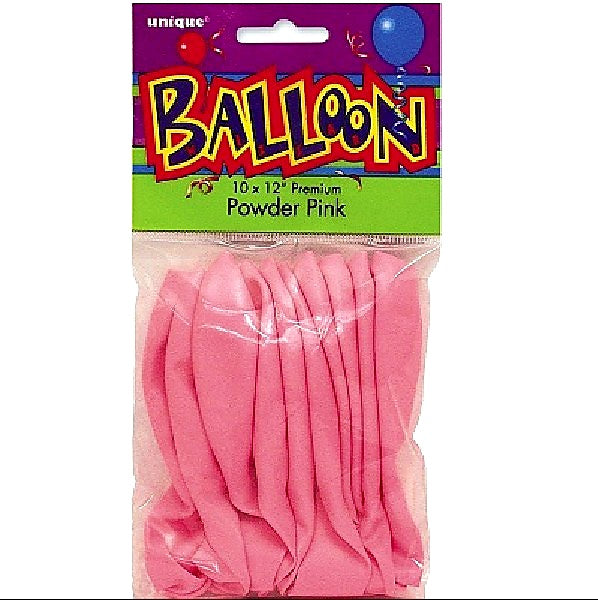12" POWDER PINK BALLOONS