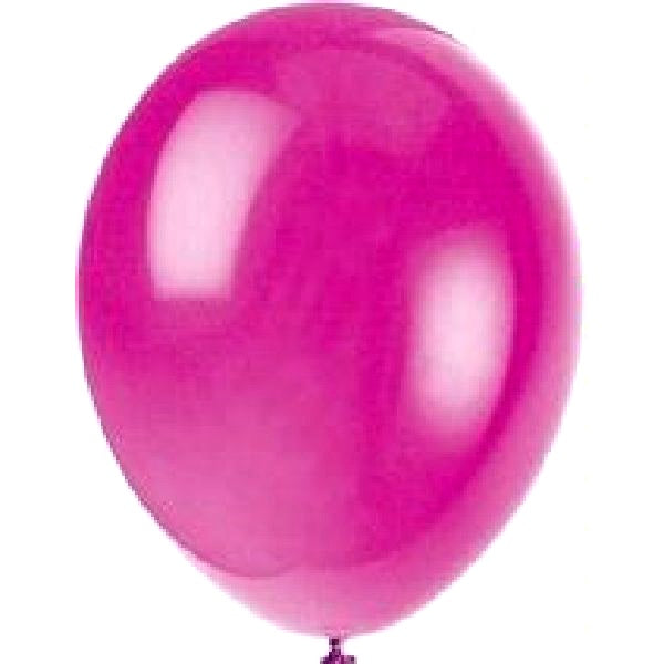 12''  Fuschia Latex Balloons