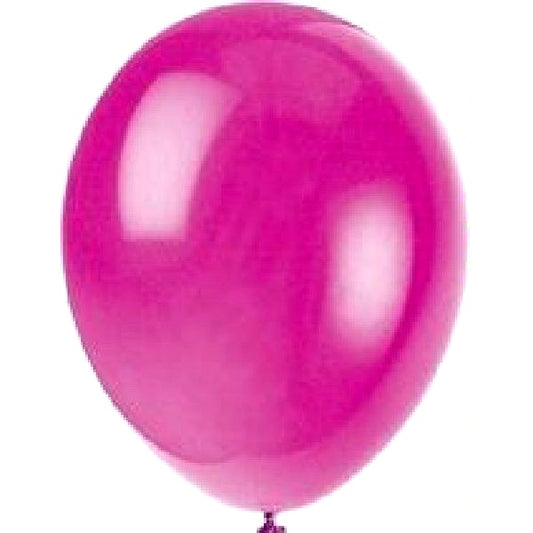 12''  Fuschia Latex Balloons