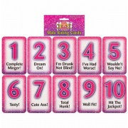MALE RATING CARD GAME