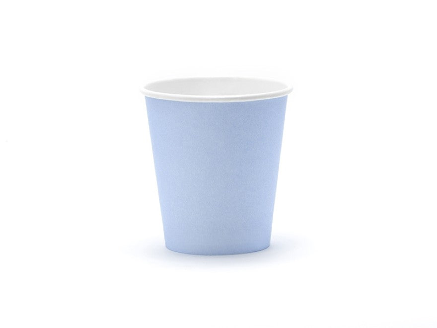 Light Blue Paper Cups