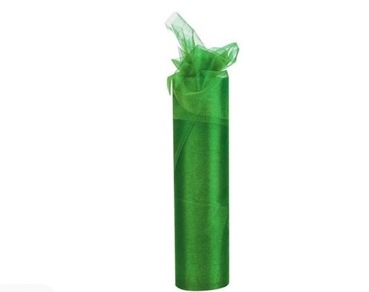 Bottle Green Organza Roll