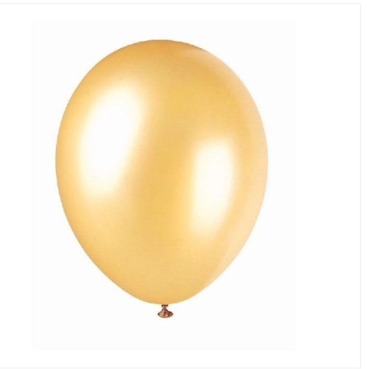 UNIQUE GOLD PEARLIZED BALLOONS