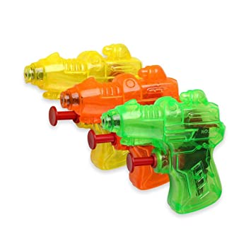 Pack of 12 Mini Space Squirt Guns