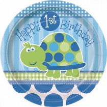 1st B/Day Turtle Plates
