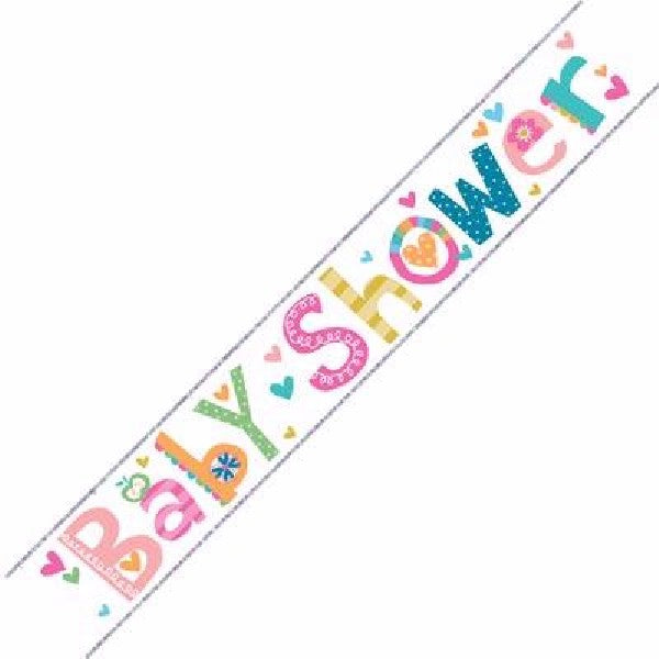 Baby shower banner