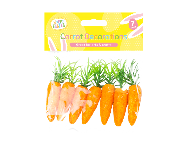 Easter Bonnet Carrot Decorations