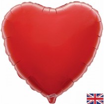24" Red Heart Foil Balloon