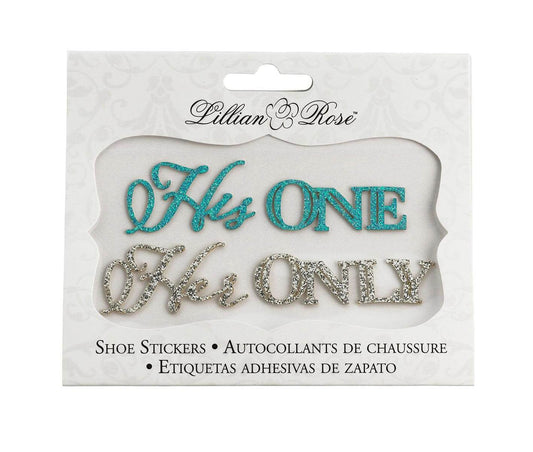 His One Her Only Shoe Stickers